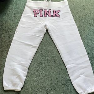 Pink by Victoria’s Secret cropped joggers!
